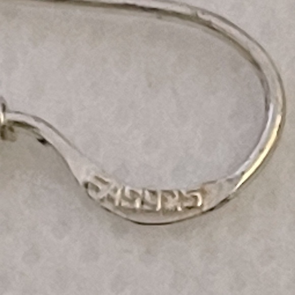 Sterling Silver Teardrop Chandelier Earrings - NWT - Picture 3 of 4